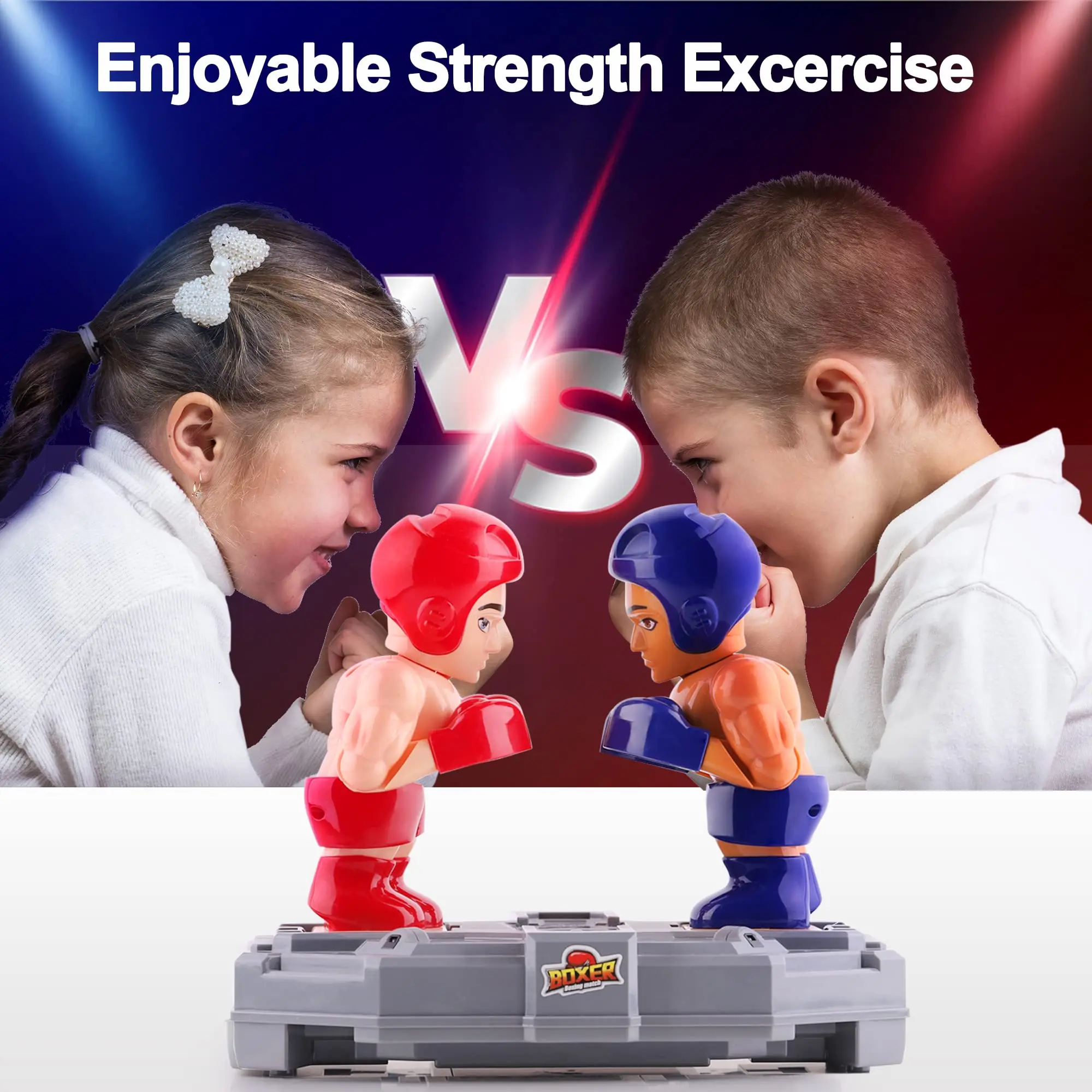 Wholesale Electronic Boxing Toys RC Fighting Robots Board Games Wrestling Battle Bots Interactive Punching Boxer for Party Game