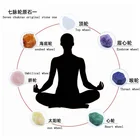 Gem Supply Manufacturer 7CHAKRA Crystal Agate Gem Original Stone 7 Chakras Energy Healing Stone Set