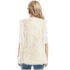Lady Vest Winter Lady Faux Fur Vest Waistcoat Winter Warm Women Sleeveless Coat Outwear Jacket