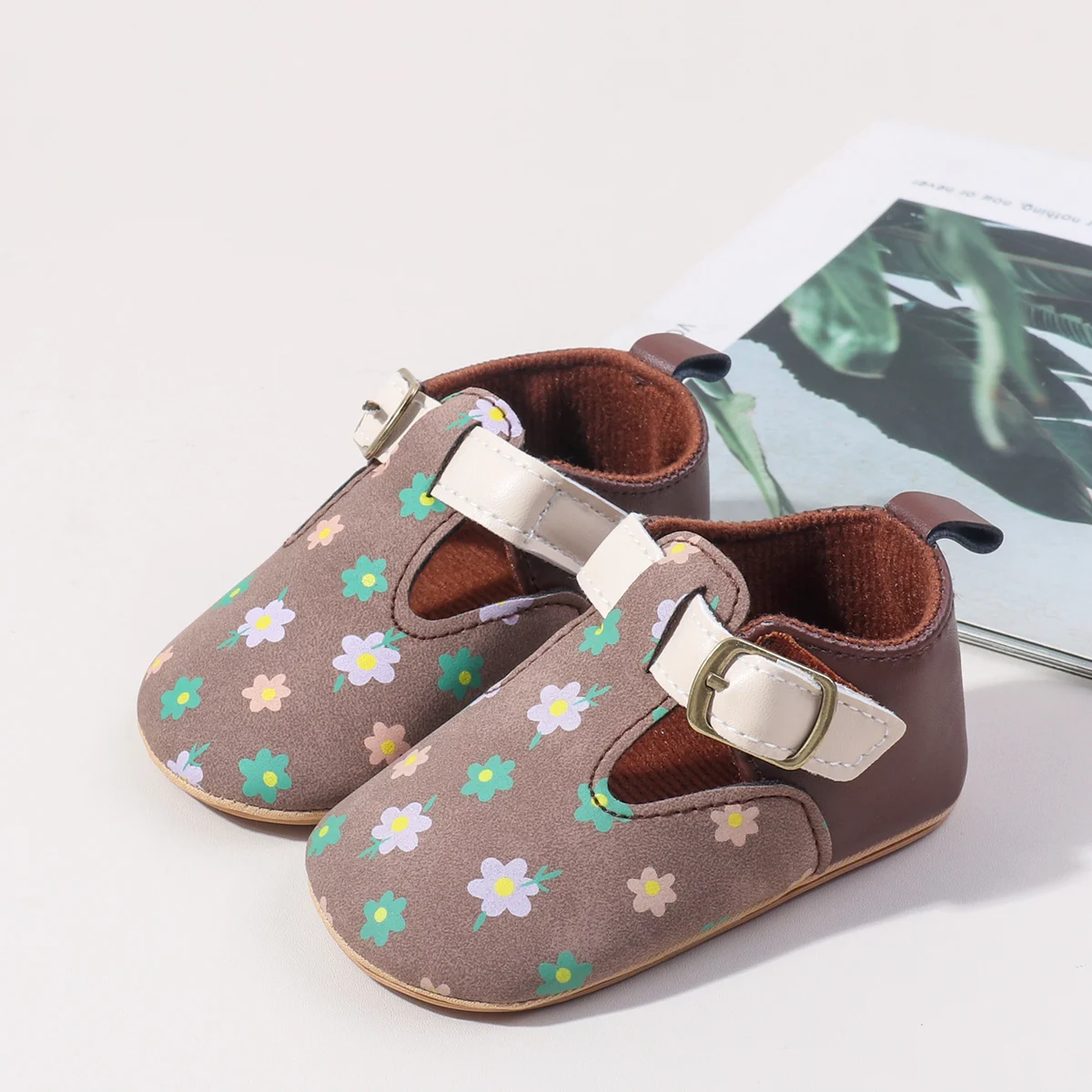 Hot Selling Anti-slip Pu Leather Princess Baby Toddler Girl Shoes supplier