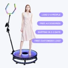 Wedding 3D Ring Light Camera Backdrop Round Label For Photobooth Photo Booth