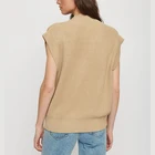 Women Sweater Vest Women Custom Design Women Clothing Sweater V Neck Sleeveless Oversized Rib Sweater Vest