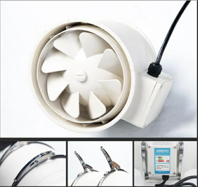 Inline Duct Fan, Wall, 220V, 80W - detail 14