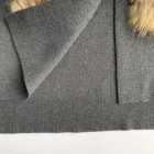 Ladies Waistcoat USA Style 2021 Women's Vest With Raccoon Fur Ladies Real Fur Knitted Waistcoat