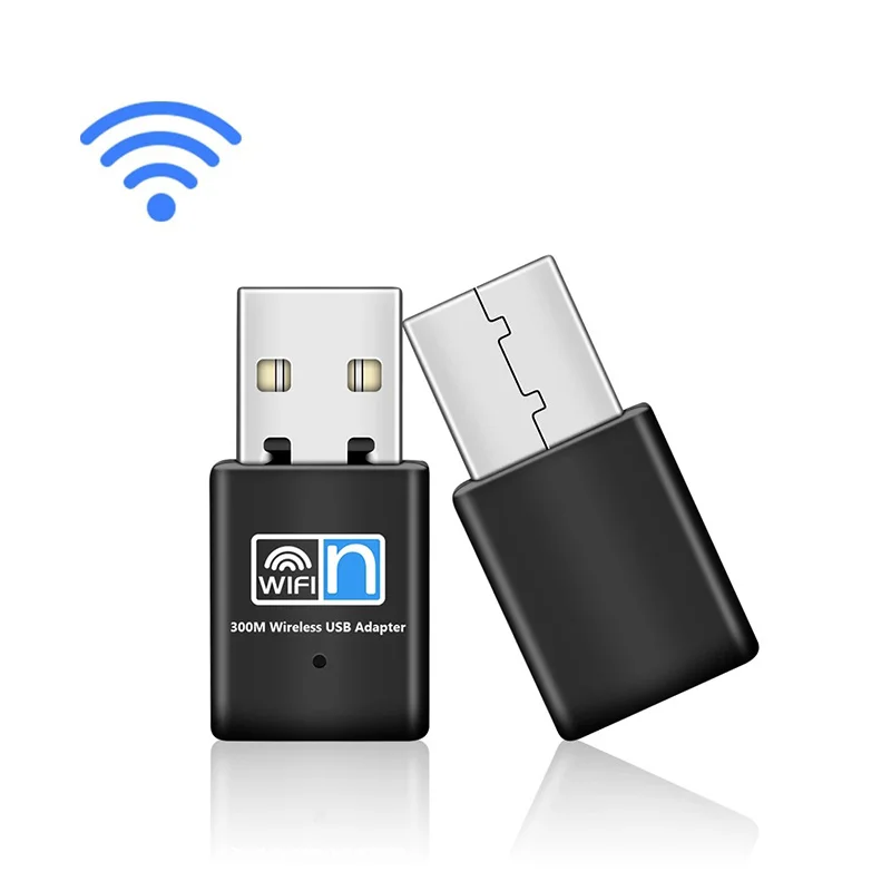 Wireless Smart TV WiFi Mini USB Adapter 300Mbps for Network PC Laptop Dongle 