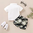 Set Baby Sets 2021 Kids Clothes Boys Summer Set Camouflage Shirt Short Baby Boy Clothing Sets Toddler Clothes Set