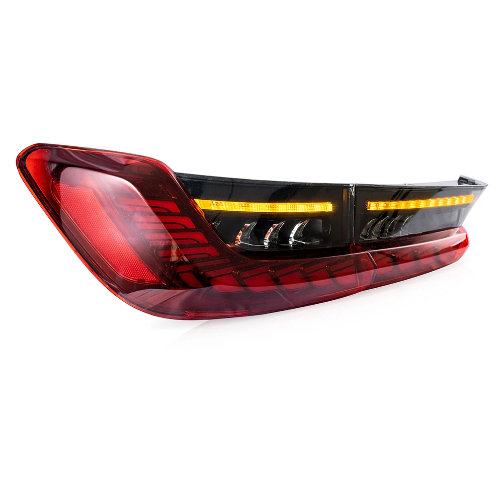 product modified dragon scale style led taillight tail light for bmw 3 series g20 320i 2019 taillight assembly g80 lci rear lights-5