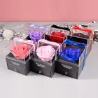 Preserved Rose Wholesale Eternal Rose Valentines Gifts Preserved Roses Acrylic Infinity Rose Box