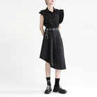Skirt Summer Elegant Casual Dresses Short Sleeve Women's V-Neck Holiday Floral Lady Sexy Dress Top And Skirt Suit2118