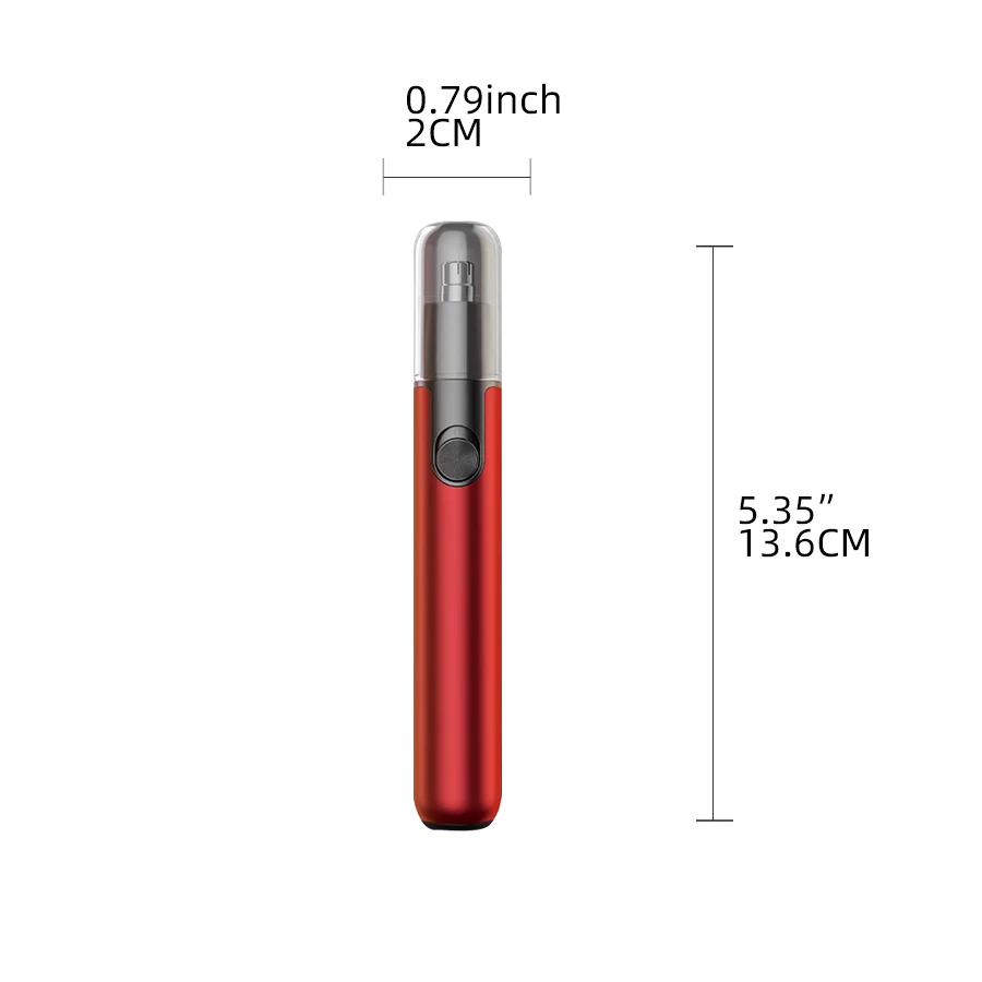 Portable Electric Nose Hair Trimmer for Men Metal Razor Clean Trimmer for Facial Hair Eyebrow Shaving for Household RV Car Use manufacture