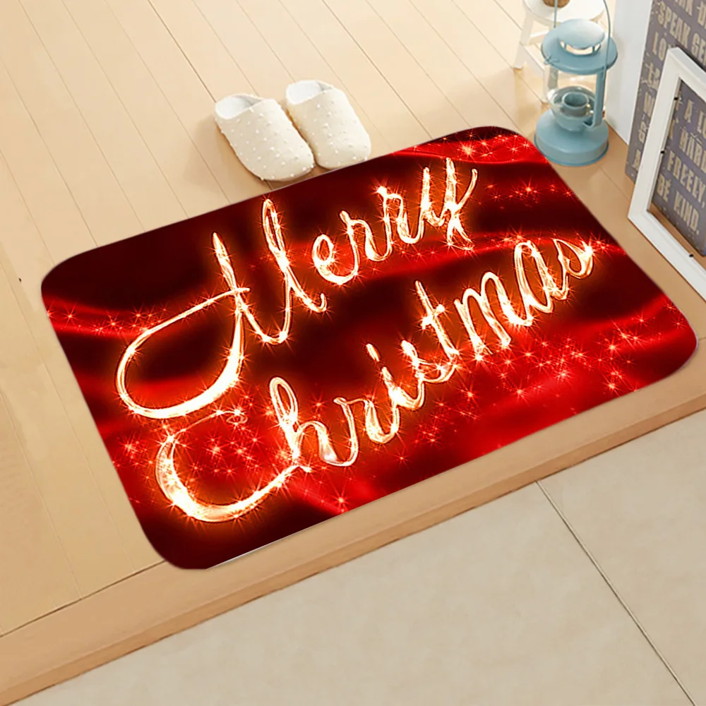 casapre Illusion Doormat,Christmas Non-Slip Visual Door Mat,for Christmas Indoor Outdoor Home Party