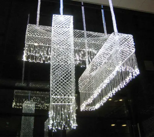 fiber optic hanging lights