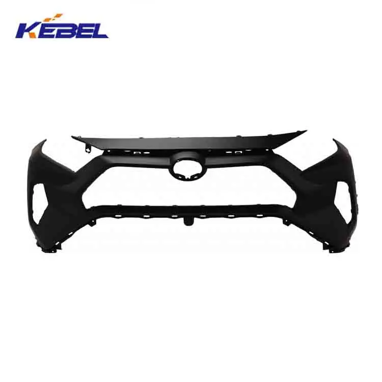 product kebel car body parts black front bumper 52119 0r919 car bumpers front for toyota rav4 2019 2020 2021-5