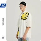 Factory Selling Half Sleeve Harajuku Hip Hop Plain Work Streetwear Shirts Print For Men