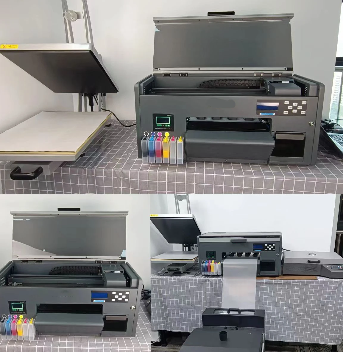 product automatic digital a3 dtf printer with dryer shirts machine shaker dtf ink new 1440 dpi epson head-5