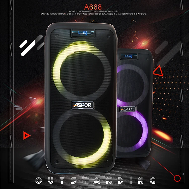 aspor party speaker a668