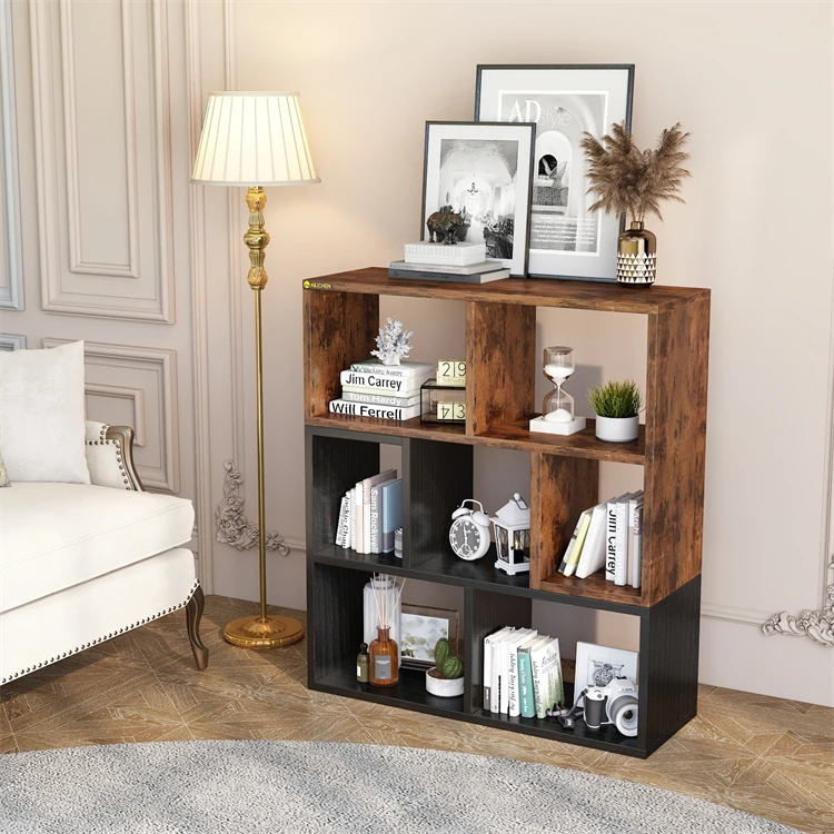 YQ Forever Modern Wood MDF Bedroom Desk Corner White Bookcase For Children Living Room Furniture Customized
