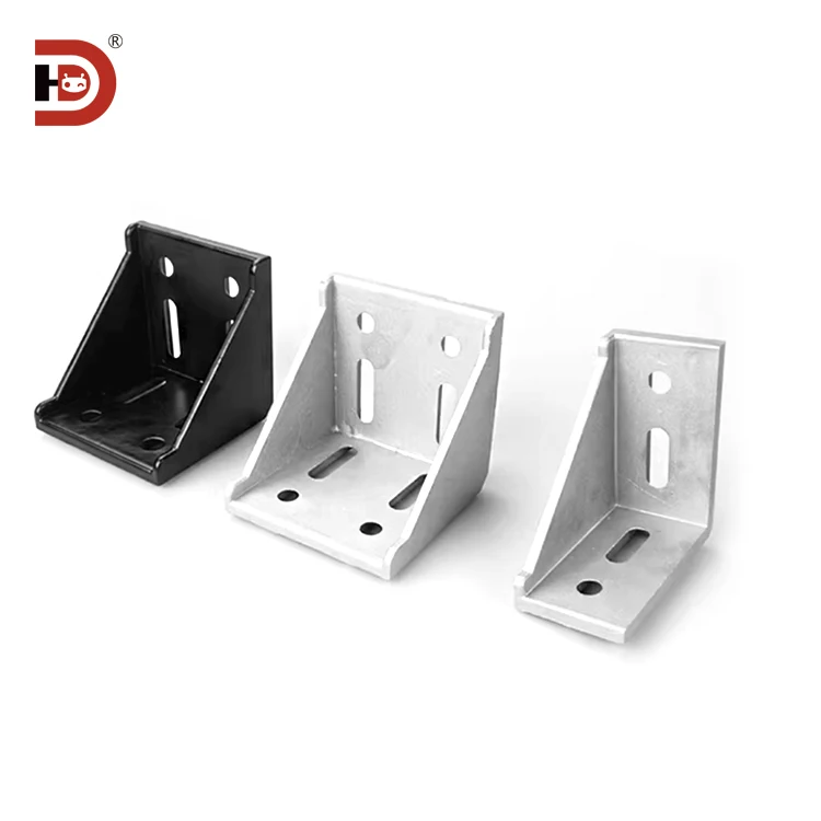 Industrial Aluminum Profile Corner Code 4040 Accessories 20/304080 Connection 90 Degree L-shaped Seat Profile Connection supplier