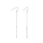 Long Drop Earrings Women Long Chain Bar Pendant Drop Earrings Stainless Steel Dangle Earrings