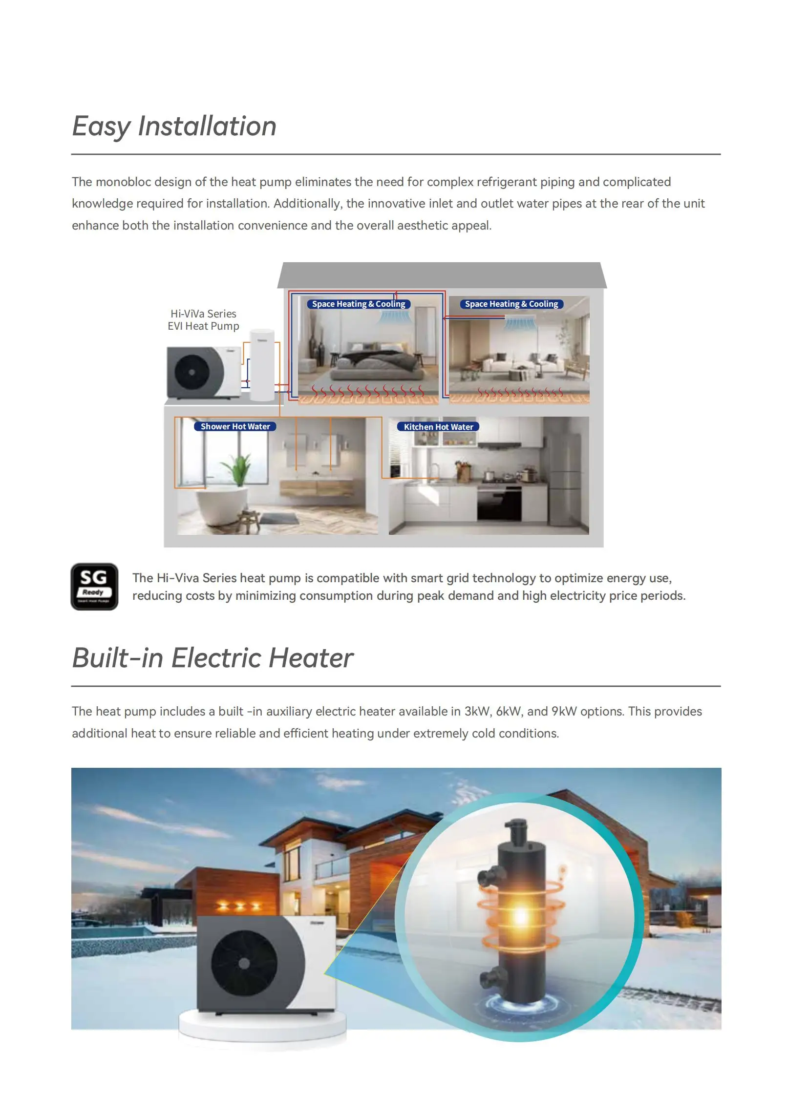 Air to Water Heat Pump, R32, 220-240V~ - detail 16