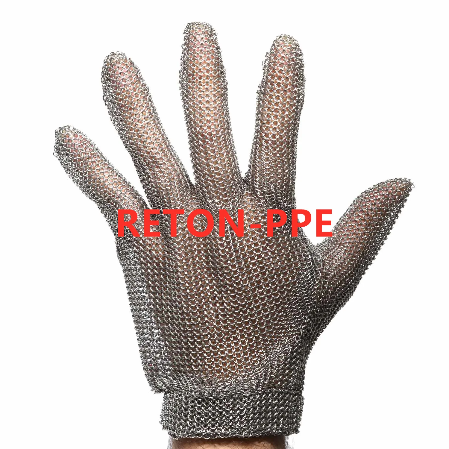 Butcher Stainless Steel Metal Mesh Glove Cut Resistant Metal Claw Strap