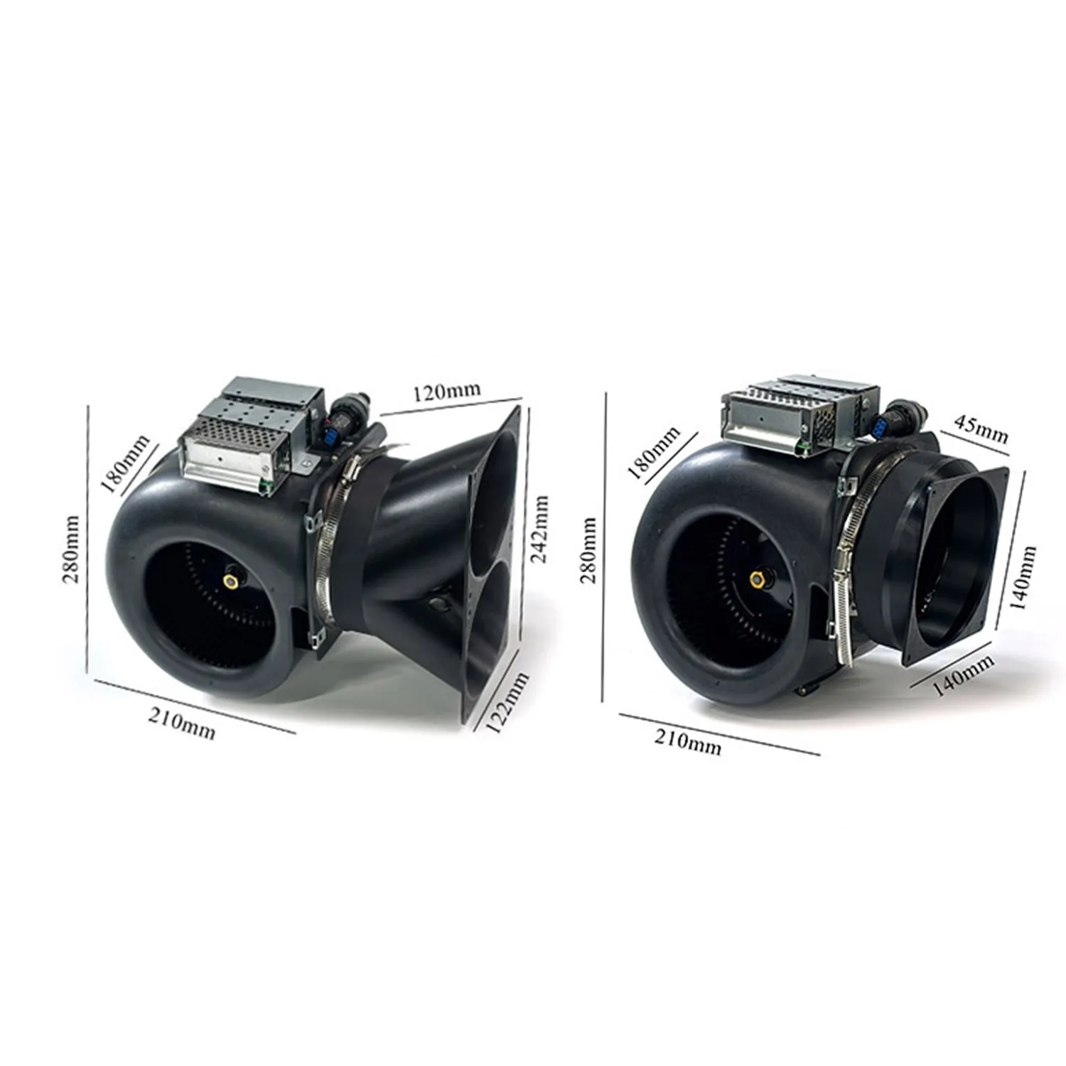 Industrial Fan, CFM, Brushless, 150mm - detail 2