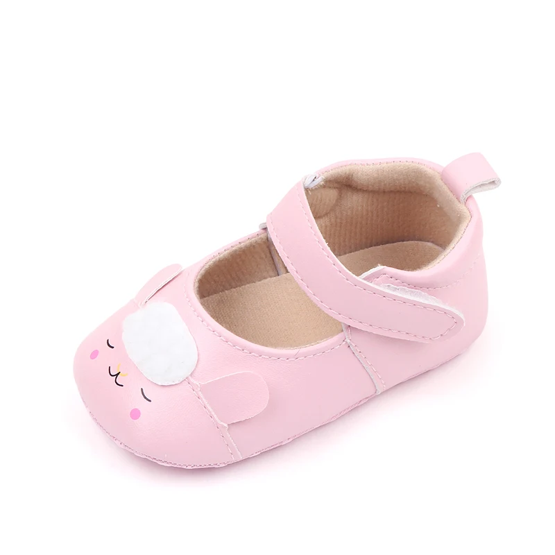 Spring and Autumn Cute Cartoon Animal Baby Soft Soled Princess Walking Shoes factory