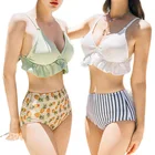 Beachwear Recommend T T Swimswear Bikinis Beachwear Plaid Solid