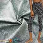 Custom 4 Way Stretch Printed Recycled Fabric Tan Through Upf 50 75 Nylon 25 Spandex Sportswear Fabric