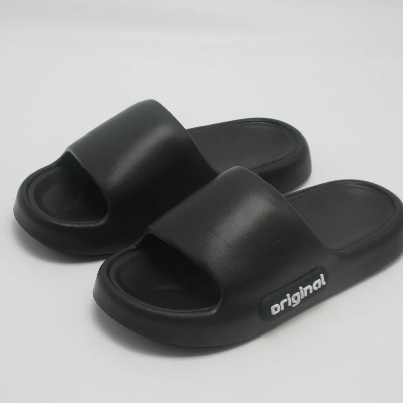 GRS Summer/Spring 4CM softer Rubber EVA Pillow Slide Sandal Customizable Logo Design Breathable Cloud Feeling cushion sandal
