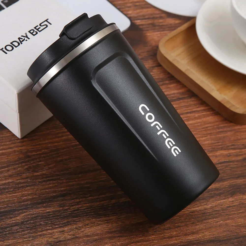 customized 510ml 12oz double wall stainless steel travel coffee mug for hiking for sports
