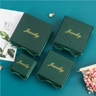 Jewellery Boxes Custom Luxury Green Personalised Jewellery Packaging Boxes For Jewellery Box And Pouch