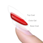 White Polish Black Polish BORN PRETTY Hot Sale 6ml White Black Red Gel Soak Off Nail Art Gel Nail Polish