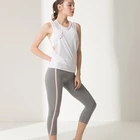 New Breathable Running Sports Vest Workout Shirts Gym Yoga Tank Top Fitness Yoga Sleeveless Ladies Tank Top