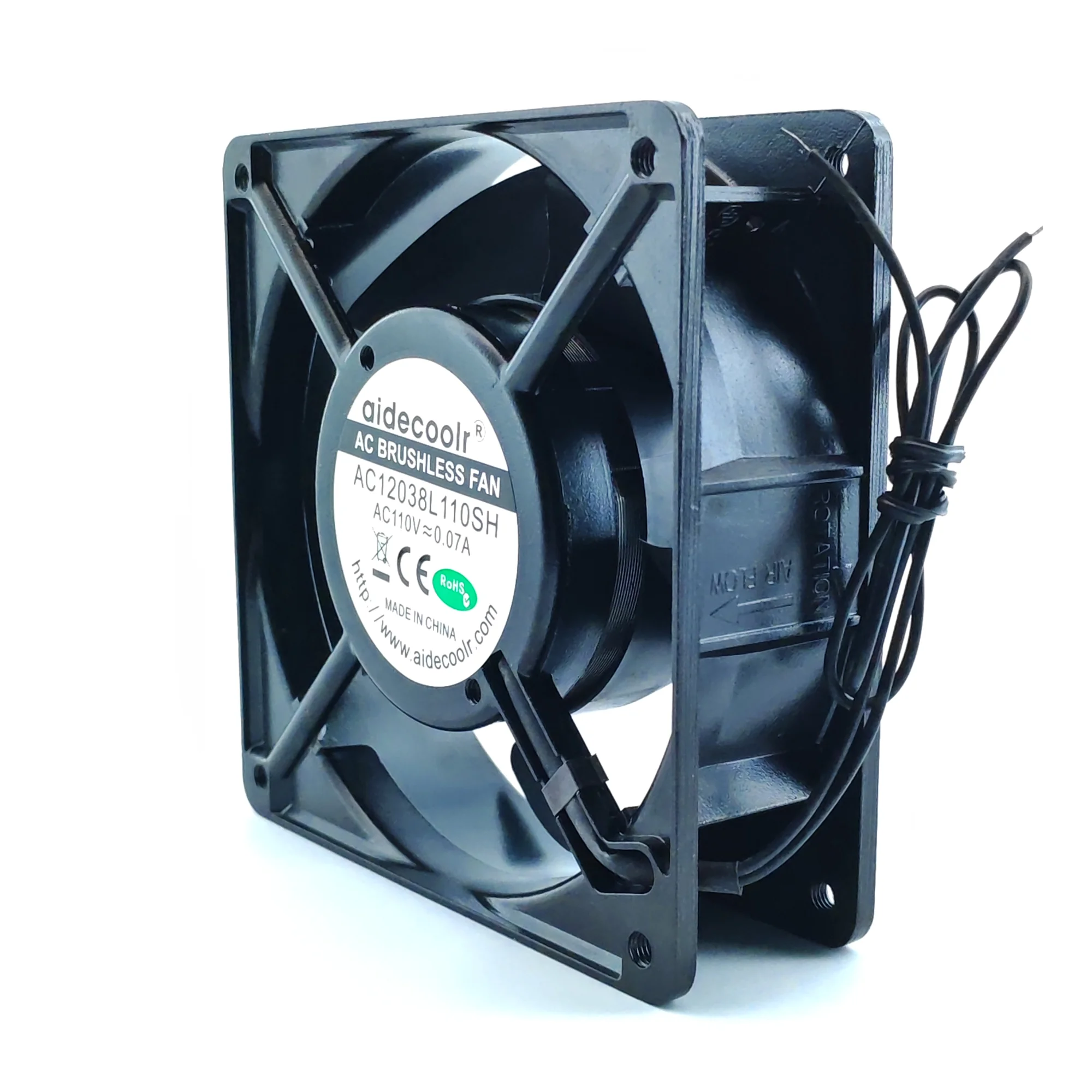 Axial Cooling Fan, 120x120x38mm, 110V, CNC - detail 8