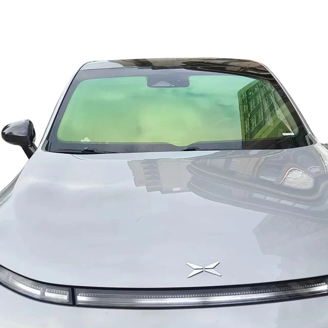 VLT85% Green Chameleon Tint Car Heat Insulation Window Film Windshield Solar Colored Sunset Chameleon Film For Car Body