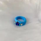 Gem 2021 New Senior Design Color Gem Diamonds Have Qualitative Feeling Of Women's Resin Ring