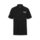 Polo Factory Custom Embroidery Logo Black Fit Uniform Pique Cotton Lapel Sports Men's Short Sleeve Polo Shirt