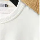 Hoodies Round Neck White Plain Custom Sweatshirt Cotton Printed Mens Hoodies
