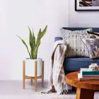 Planter Wood Wood Nordic Style Hot Selling In Amazon Decorative Desk Flower Planter Bamboo Wood Flower Pot Planter