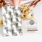 Silver Gold Sticker Custom Silver Gold Foil Transparent Sticker Label Bottle Sticker For Shampoo