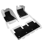 Floor Mat Tesla Model 3 All-Wealther Floor Mat Waterproof Full Covered PU Leather Vehicle Floor Carpet