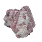 Stones Red Stone Unique Stones Natural Red Tourmaline Quartz Crystal Rough Stone Rock Mineral Specimen Raw Stone