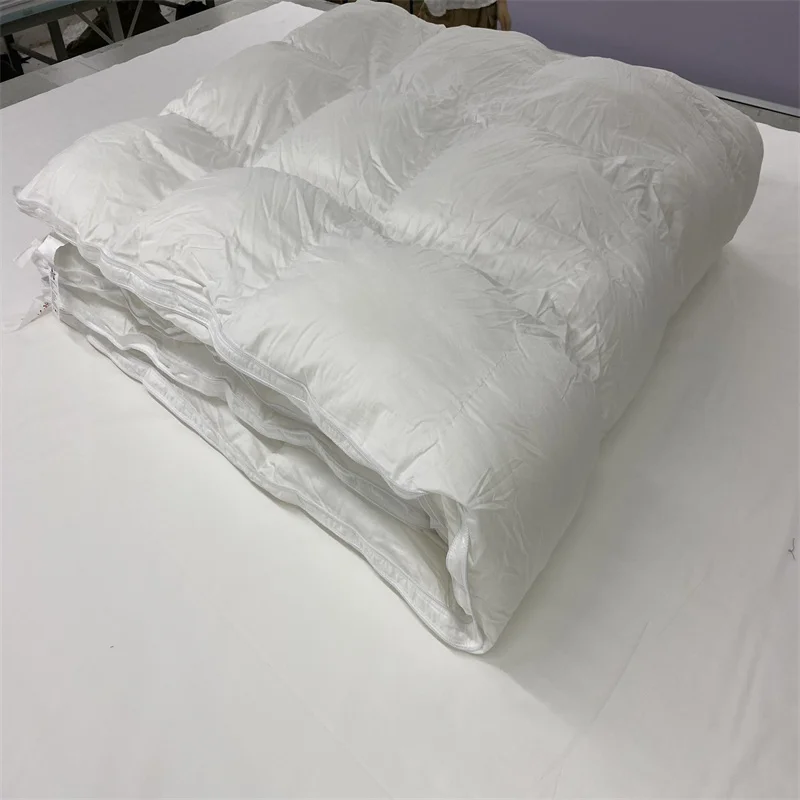 synthetic feather duvet