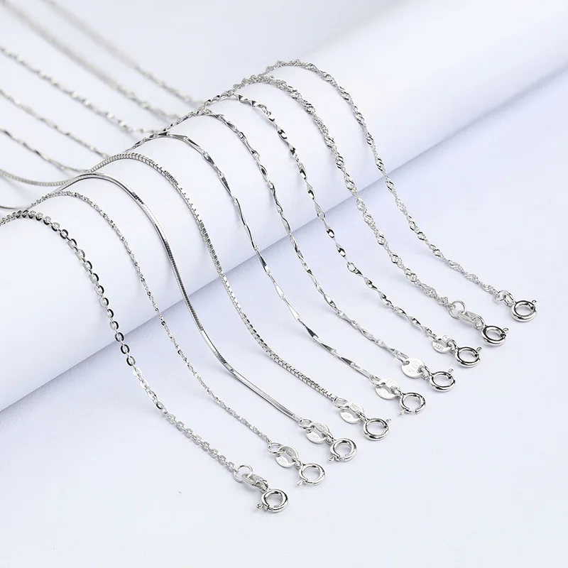 silver chains for ladies