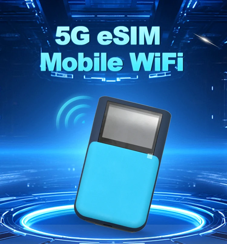 product universal portable 5g mifis esim hotspot cellular wi fi mobile mifis router 4500mah battery wifi6 5g router with sim card slot-2