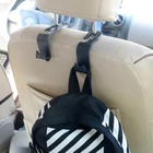 Car Hook Durable Car Vehicle Back Seat Headrest Hanger Hook For Groceries Bag Handbag