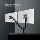 Monitor Mount Stand Adjustable Computer Dual Monitor Holder Arm Desk Mount Stand