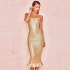 Dresses Evening Prom Short Elegant Corset Off Shoulder Gold Mermaid Cocktail Party Dresses