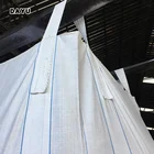 Bag FIBC Bag With Fill Skirt Duffle Top Flat Closed Bottom Cross Corner Loops